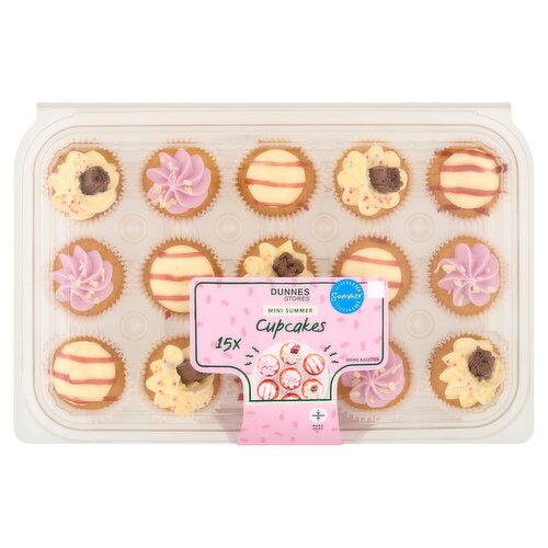 Dunnes Stores 15 Mini Summer Cupcakes 300g