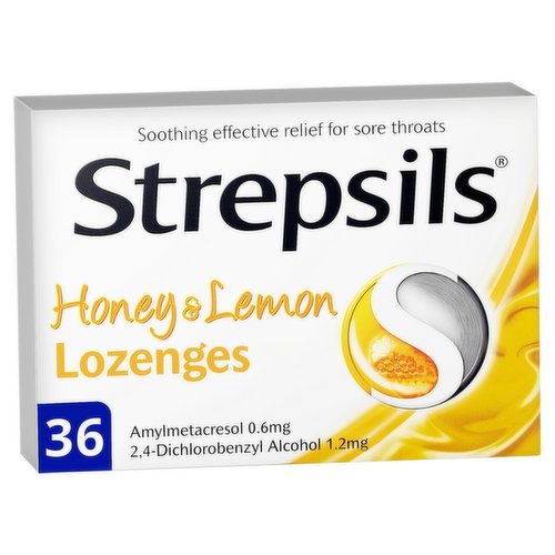 Strepsils Honey & Lemon Lozenges 36