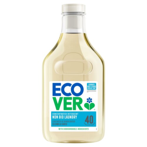 Ecover Concentrated Non Bio Laundry Liquid, Lavender & Sandalwood 40 Wash 1.43L