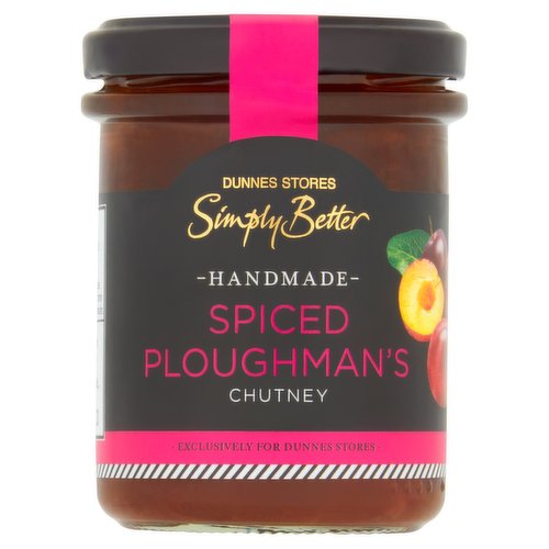 Dunnes Stores Simply Better Handmande Spiced Ploughman's Chutney 210g
