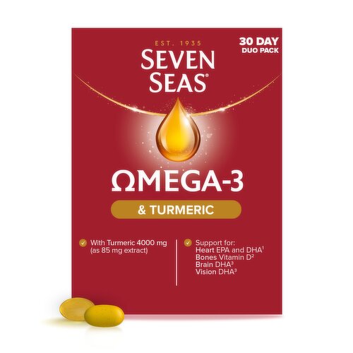 ​Seven Seas Omega-3 + Vitamin D, & Turmeric