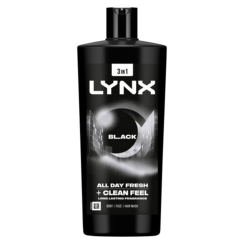 Lynx Black 3-in-1 Body Wash 700 ml