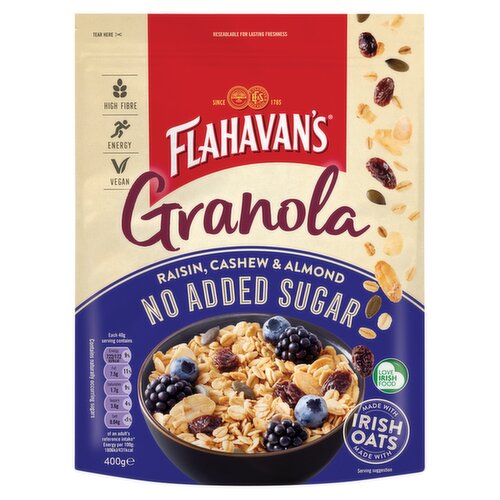 Flahavan's No Added Sugar Granola 400g