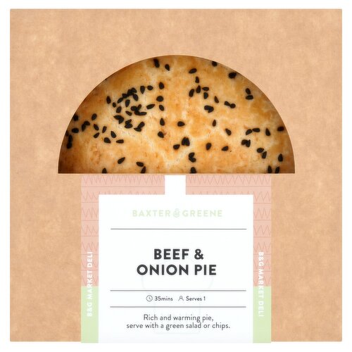 Baxter & Greene Beef & Onion Pie 265g