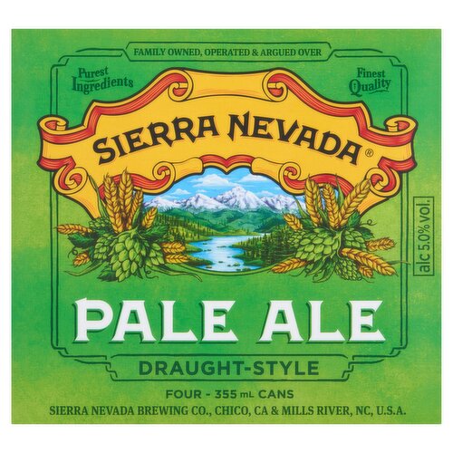 Sierra Nevada Draught-Style Pale Ale 355ml