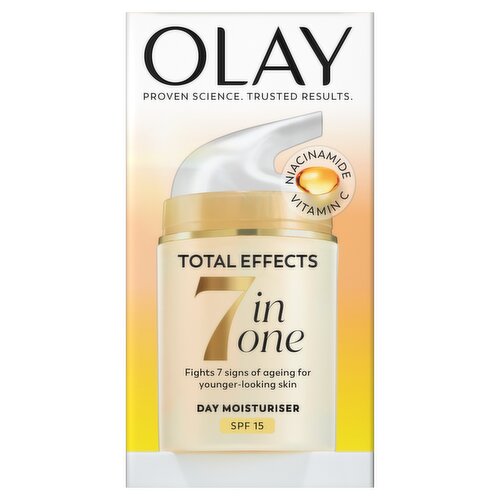Olay Total Effects 7 in 1 SPF 15 Day Moisturiser with Niacinamide & Vitamin C – 50ml