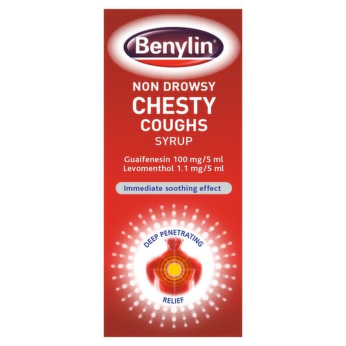 Benylin Non Drowsy Chesty Coughs Syrup 125ml