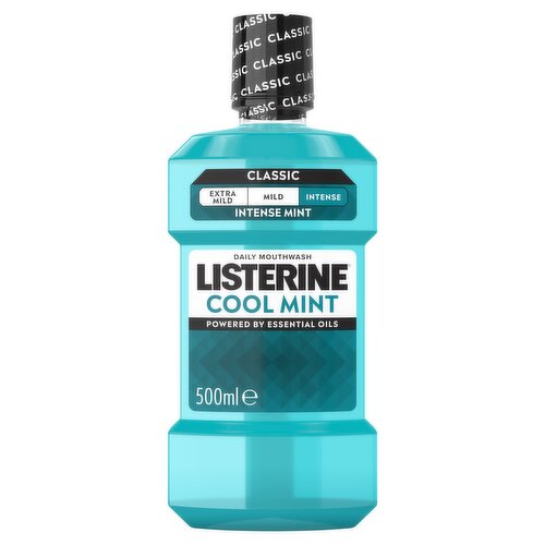 Listerine Cool Mint Intense Taste Classic Mouthwash 500ml