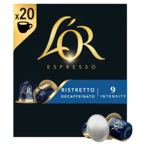 L'OR Espresso Ristretto Decaf Coffee Pods X20