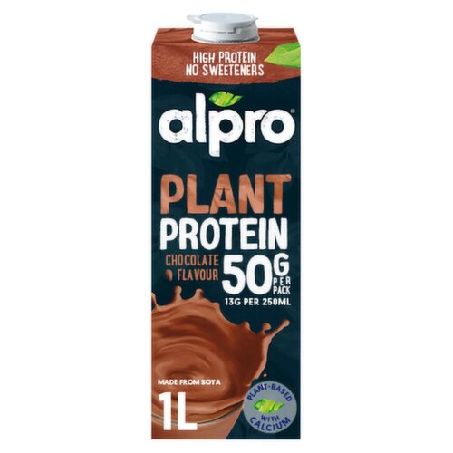 Alpro High Protein Soya Chocolate Long Life Dairy Free Drink 1L