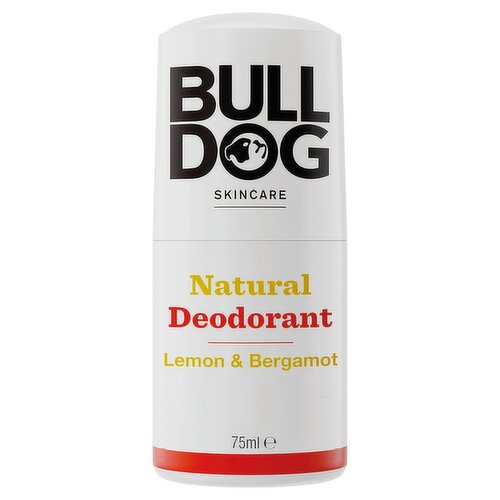 Bulldog Lemon & Bergamot Roll On Deodorant 75ml