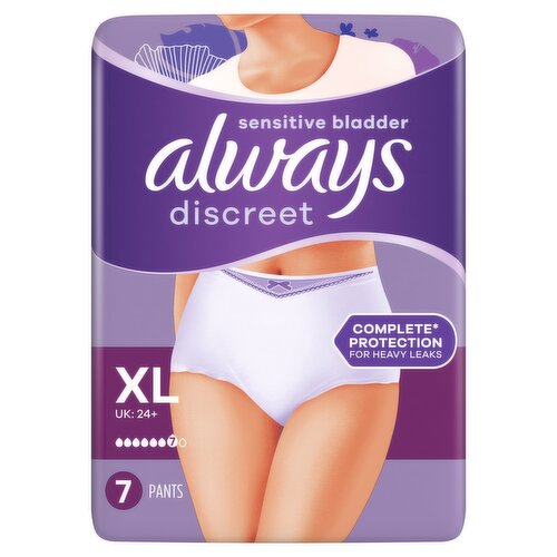 Always Discreet Incontinence Pants Plus XL