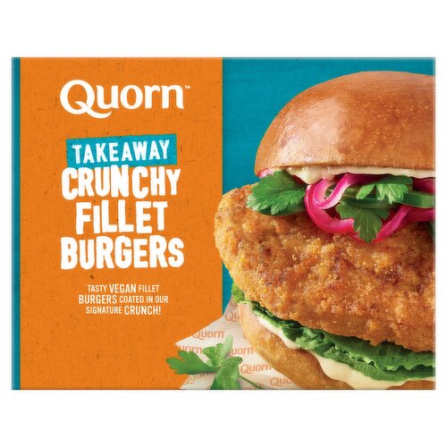 Quorn Takeaway Crunchy Fillet Burgers 190g