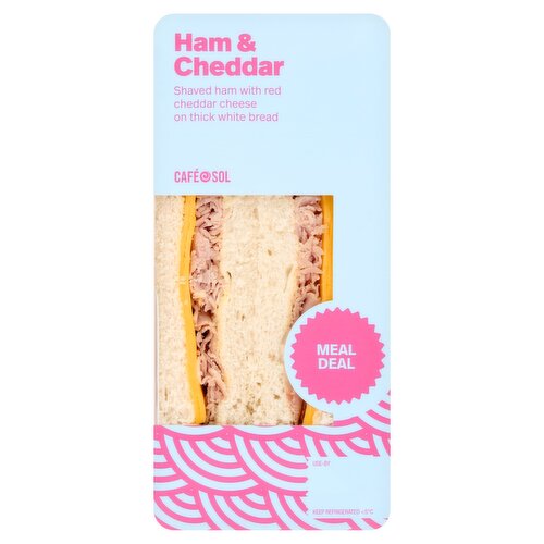 Café Sol Ham & Cheddar 161g