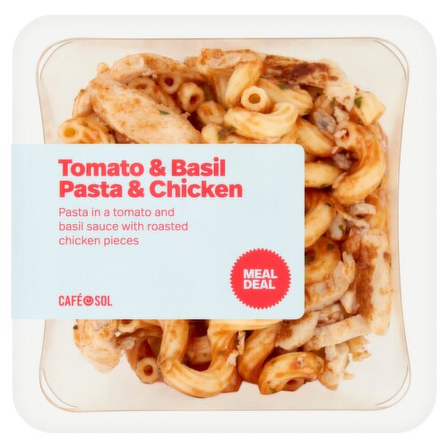 Café Sol Tomato & Basil Pasta & Chicken 219g