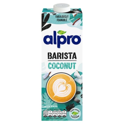 Alpro Barista Coconut Long Life Dairy Free Drink 1L