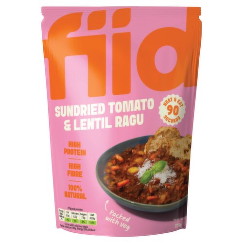 Fiid Sundried Tomato & Lentil Ragu 275g