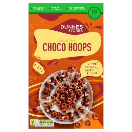 Dunnes Stores Crunchy Choco Hoops 500g