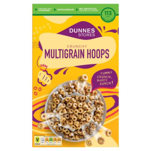 Dunnes Stores Crunchy Multigrain Hoops 500g