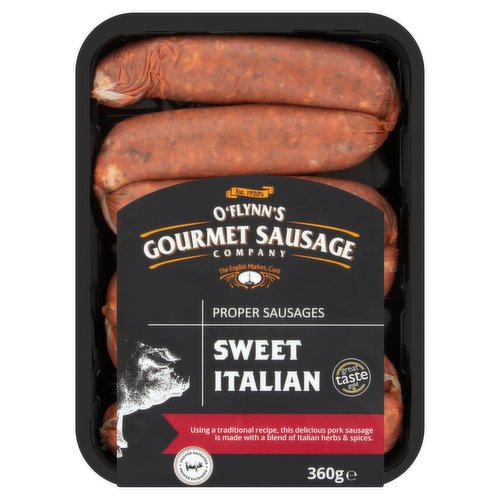 O'Flynn's Gourmet Sausage Company Sweet Italian Sausages 360g