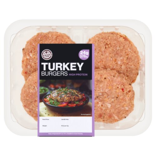 Hogan's Farm Turkey Burgers 400g