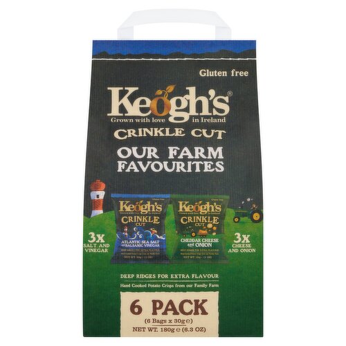 Keogh's Our Farm Favourites Crinkle Cut 6 x 30g (180g)