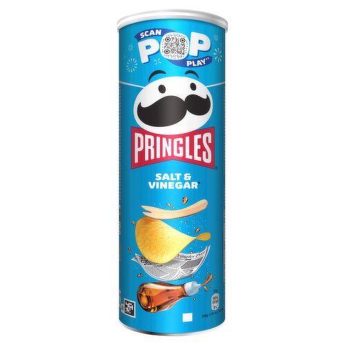 Pringles Salt & Vinegar Sharing Crisps 165g