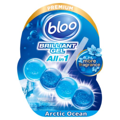 Bloo Brilliant Gel All in 1 Toilet Rim Block Arctic Ocean 42g