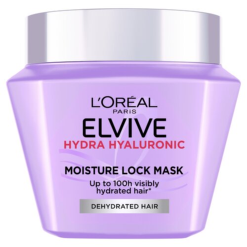 L'Oréal Paris Elvive Hydra Hyaluronic Moisture Wrapping Mask, For Dry or Dehydrated Hair, 300ml