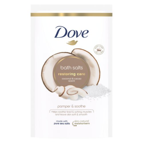 Dove Restoring Care Coconut & Cacao Bath Salts 900 g