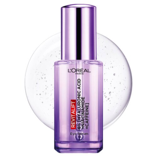 L'Oréal Paris Revitalift Hyaluronic Acid Eye Serum with 2.5% Hyaluronic Acid + Caffeine, 20ml