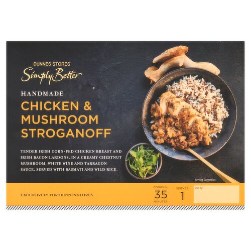 Dunnes Stores Simply Better Handmade Chicken & Mushroom Stroganoff 450g