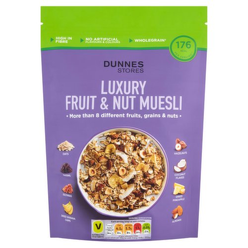 Dunnes Stores Luxury Fruit & Nut Muesli 500g