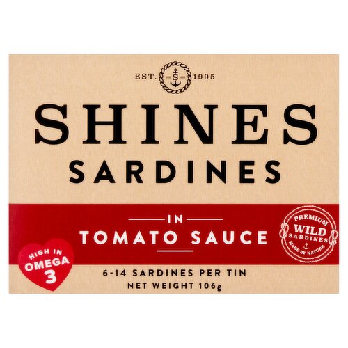 Shines Sardines in Tomato Sauce 106g