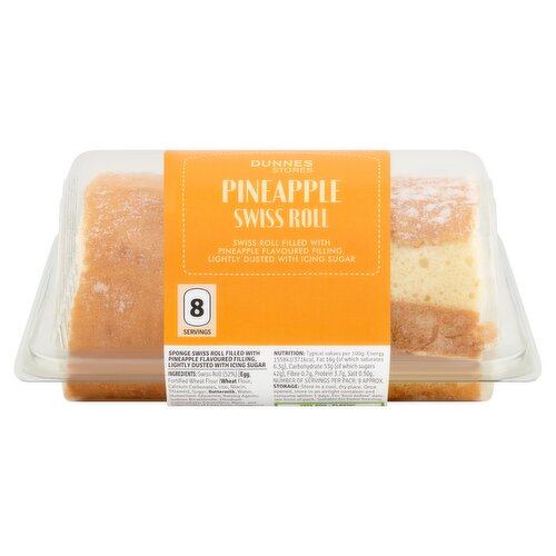 Dunnes Stores Pineapple Swiss Roll 330g