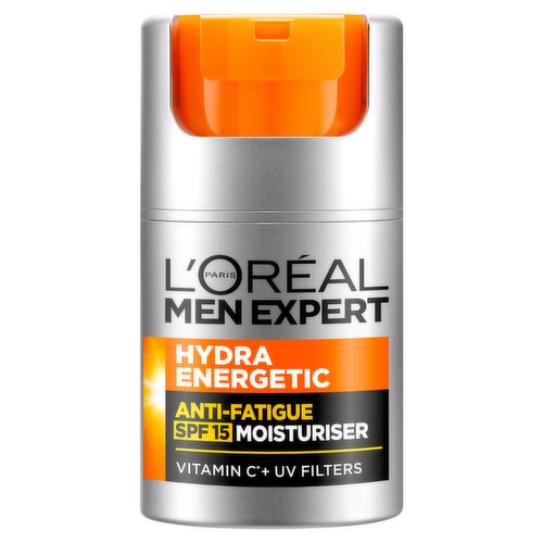 L'Oréal Paris Men Expert Hydra Energetic Anti-Fatigue Moisturiser With SPF 15 50ml