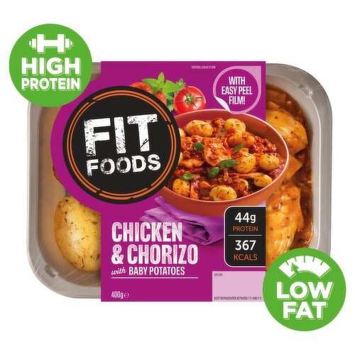 Fit Foods Chicken & Chorizo with Baby Potatoes 400g