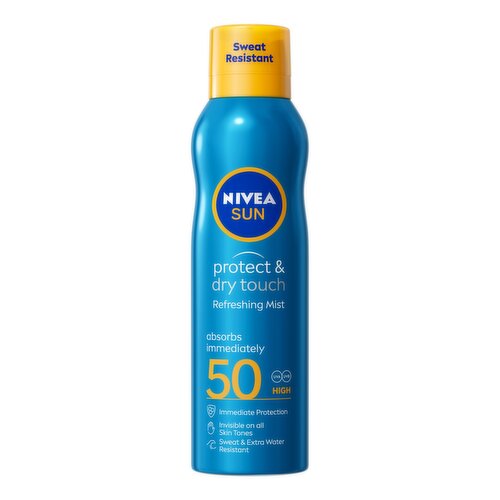 NIVEA Sun Protect & Dry Touch Refreshing Mist SPF50 200ml
