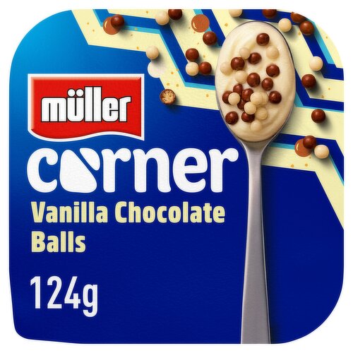 Muller Corner Vanilla Yogurt with Chocolate Balls