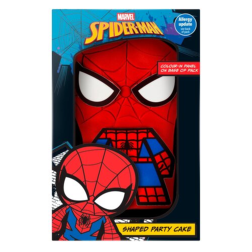 Marvel Spider-Man Shaped Party Cake