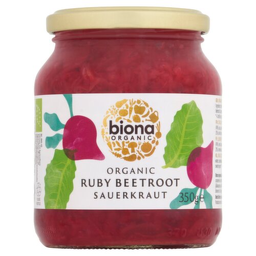 Biona Organic Ruby Beetroot Sauerkraut 350g