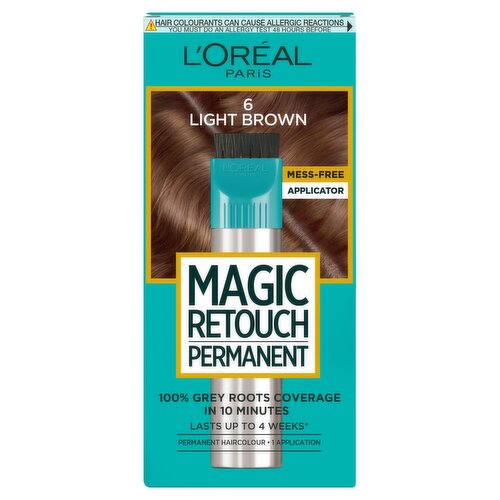 L'Oréal Magic Retouch Instant Root Spray, Grey, Light Brown 6: Quick and easy root cover.