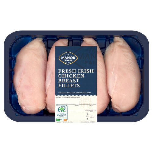 Manor Farm Fresh Irish Chicken Breast Fillets 600g