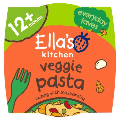 Ella's Kitchen Mac + Cheese with Butternut Squash + Sweetcorn 12+ Months 200g