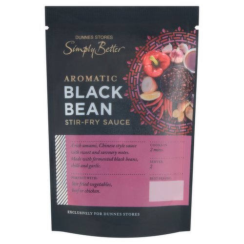 Dunnes Stores Simply Better Aromatic Black Bean Stir-Fry Sauce 120g
