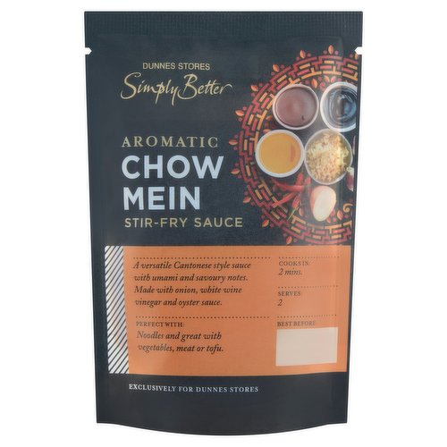 Dunnes Stores Simply Better Aromatic Chow Mein Stir-Fry Sauce 120g