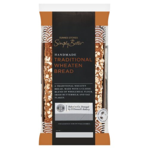 Dunnes Stores Simply Better Traditional Wheaten Bread 600g