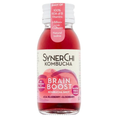 SynerChi Kombucha Brain Boost Kombucha Shot 60ml