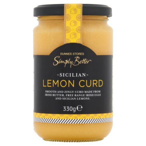 Dunnes Stores Simply Better Sicilian Lemon Curd 330g