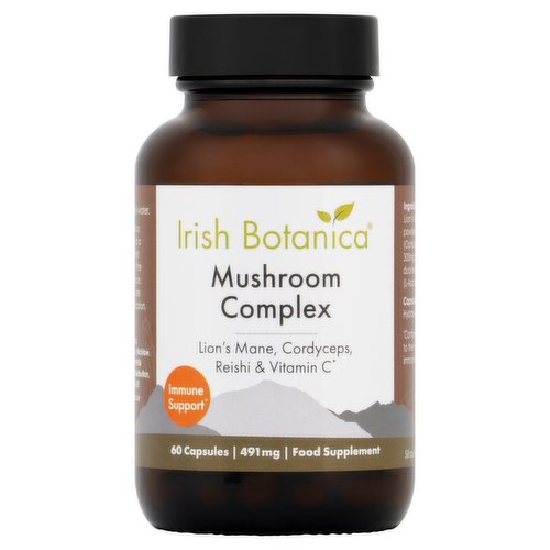 Irish Botanica Mushroom Complex 491mg 60 Capsules